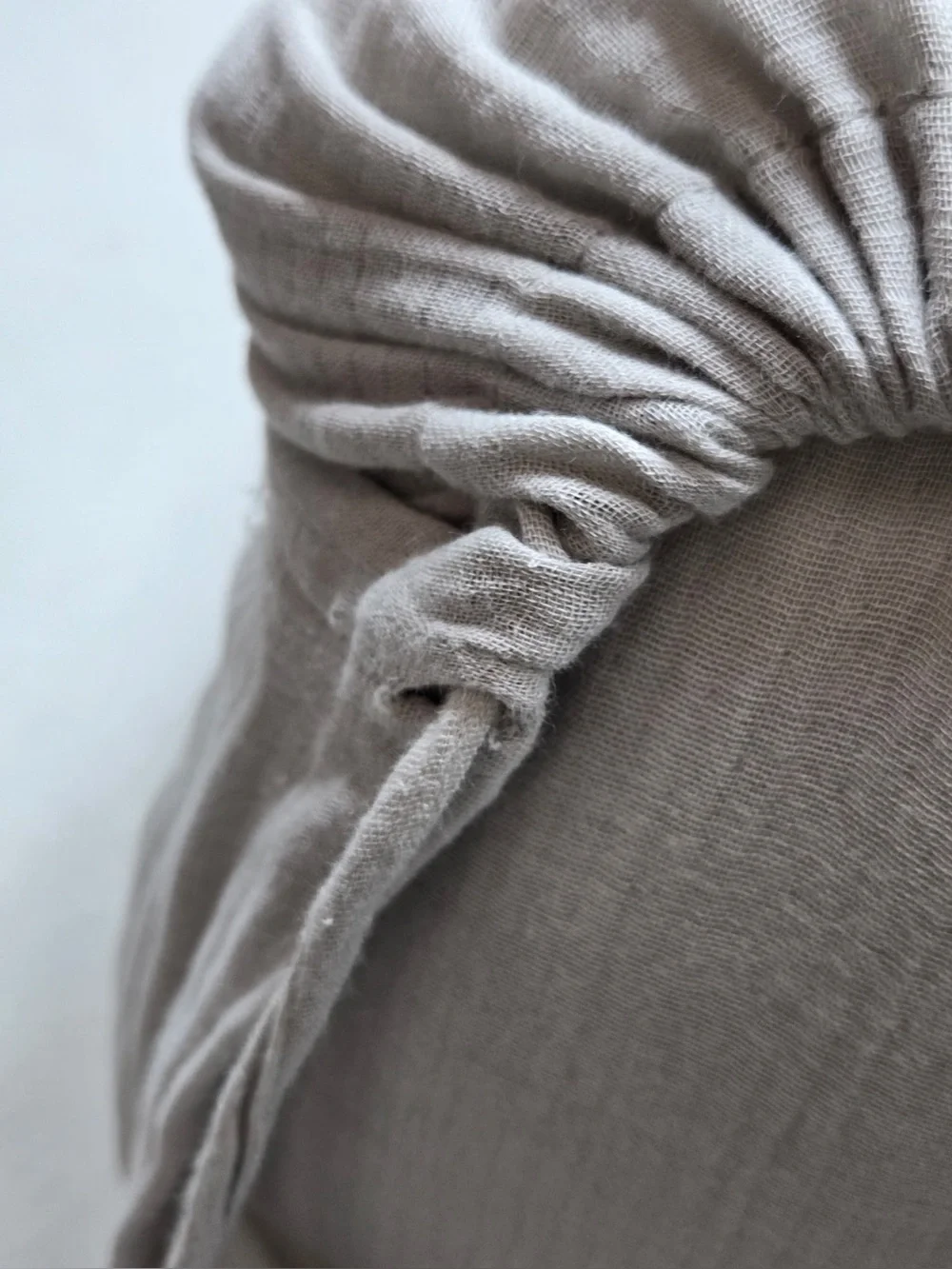 NWT QUINCE Organic Cotton Gauze Dream Quilt King/Cal King Light Grey 0482